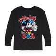 thumbnail image 1 of Disney - Americana Boys' Long Sleeve Graphic T-Shirt, 1 of 5
