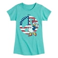 thumbnail image 1 of Disney - Americana - Daisy Peace - Toddler And Youth Girls Short Sleeve Graphic T-Shirt, 1 of 5