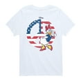 thumbnail image 1 of Disney - Americana - Daisy Peace - Toddler And Youth Short Sleeve Graphic T-Shirt, 1 of 4