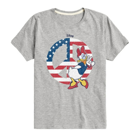 Disney - Americana - Daisy Peace - Toddler And Youth Short Sleeve Graphic T-Shirt