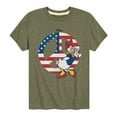 thumbnail image 1 of Disney - Americana - Daisy Peace - Toddler And Youth Short Sleeve Graphic T-Shirt, 1 of 4