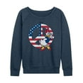 thumbnail image 1 of Disney - Americana - Daisy Peace - Women's Lightweight French Terry Long Sleeve Shirt, 1 of 5