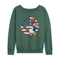 thumbnail image 1 of Disney - Americana - Daisy Peace - Women's Lightweight French Terry Long Sleeve Shirt, 1 of 5