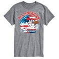 thumbnail image 1 of Disney - Americana - Mickey Americana Baseball - Adult Short Sleeve Graphic T-Shirt, 1 of 5