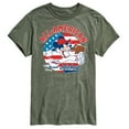 thumbnail image 1 of Disney - Americana - Mickey Americana Baseball - Adult Short Sleeve Graphic T-Shirt, 1 of 5