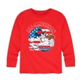 thumbnail image 1 of Disney - Americana - Mickey Americana Baseball - Toddler And Youth Long Sleeve Graphic T-Shirt, 1 of 5