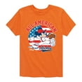 thumbnail image 1 of Disney - Americana - Mickey Americana Baseball - Toddler And Youth Short Sleeve Graphic T-Shirt, 1 of 5