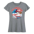 thumbnail image 1 of Disney - Americana - Mickey Americana Baseball - Women's Short Sleeve Graphic T-Shirt, 1 of 5