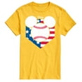 thumbnail image 1 of Disney - Americana - Mickey Baseball Flag Diamond - Adult Short Sleeve Graphic T-Shirt, 1 of 5