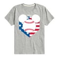 thumbnail image 1 of Disney - Americana - Mickey Baseball Flag Diamond - Toddler And Youth Short Sleeve Graphic T-Shirt, 1 of 5