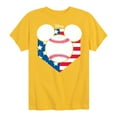 thumbnail image 1 of Disney - Americana - Mickey Baseball Flag Diamond - Toddler And Youth Short Sleeve Graphic T-Shirt, 1 of 5