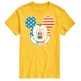 thumbnail image 1 of Disney - Americana - Mickey Face Stars And Stripes - Adult Short Sleeve Graphic T-Shirt, 1 of 4
