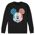 thumbnail image 1 of Disney - Americana - Mickey Face Stars And Stripes - Men's Crew Neck Fleece Pullover, 1 of 5