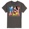 thumbnail image 1 of Disney - Americana - Mickey Flag All American - Adult Short Sleeve Graphic T-Shirt, 1 of 4