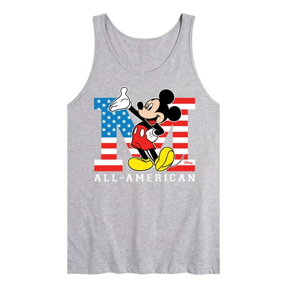 Disney - Americana - Mickey Flag All American - Men's Jersey Tank Top