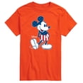 thumbnail image 1 of Disney - Americana - Mickey Flag Pattern - Adult Short Sleeve Graphic T-Shirt, 1 of 5