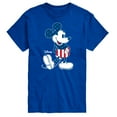thumbnail image 1 of Disney - Americana - Mickey Flag Pattern - Adult Short Sleeve Graphic T-Shirt, 1 of 5