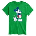 thumbnail image 1 of Disney - Americana - Mickey Flag Pattern - Adult Short Sleeve Graphic T-Shirt, 1 of 5