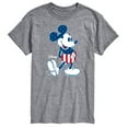 thumbnail image 1 of Disney - Americana - Mickey Flag Pattern - Adult Short Sleeve Graphic T-Shirt, 1 of 5