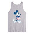 thumbnail image 1 of Disney - Americana - Mickey Flag Pattern - Men's Jersey Tank Top, 1 of 4