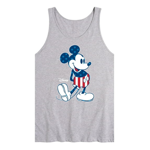 Disney - Americana - Mickey Flag Pattern - Men's Jersey Tank Top