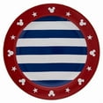 thumbnail image 1 of Disney Americana Mickey Mouse Multicolor Dinner Plate Red White & Blue - 11 Inch, 1 of 2