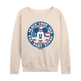thumbnail image 1 of Disney - Americana - Mickey Peace Love Usa - Women's Lightweight French Terry Long Sleeve Shirt, 1 of 5