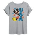 thumbnail image 1 of Disney - Americana - Mickey Sunglasses USA  - Juniors Ideal Flowy Muscle T-Shirt, 1 of 5