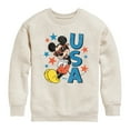 thumbnail image 1 of Disney - Americana - Mickey Sunglasses USA - Toddler And Youth Crewneck Fleece Sweatshirt, 1 of 5