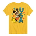 thumbnail image 1 of Disney - Americana - Mickey Sunglasses USA - Toddler And Youth Short Sleeve Graphic T-Shirt, 1 of 4