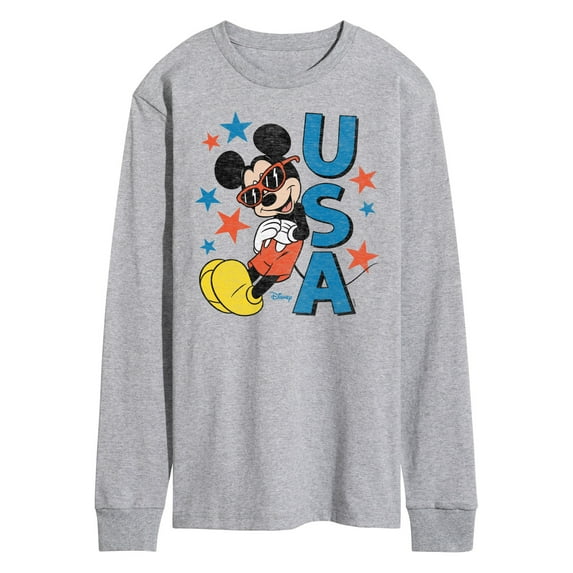 Disney - Americana - Mickey Sunglasses Usa - Men's Long Sleeve T-Shirt
