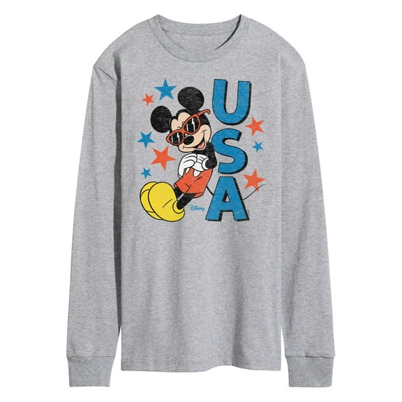 Disney - Americana - Mickey Sunglasses Usa - Men's Long Sleeve T-Shirt