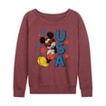 thumbnail image 1 of Disney - Americana - Mickey Sunglasses Usa  - Women's Lightweight French Terry Long Sleeve Shirt, 1 of 5