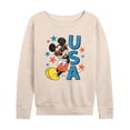 thumbnail image 1 of Disney - Americana - Mickey Sunglasses Usa  - Women's Lightweight French Terry Long Sleeve Shirt, 1 of 5