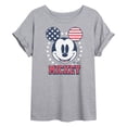 thumbnail image 1 of Disney - Americana - Mickey USA Ears - Women's Oversized T-Shirt, 1 of 5