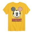 thumbnail image 1 of Disney - Americana - Mickey USA Ears - Toddler And Youth Short Sleeve Graphic T-Shirt, 1 of 4