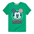 thumbnail image 1 of Disney - Americana - Mickey USA Ears - Toddler And Youth Short Sleeve Graphic T-Shirt, 1 of 4