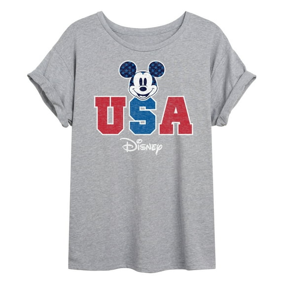 Disney - Americana - Mickey USA - Women's Oversized T-Shirt