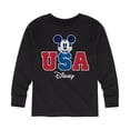 thumbnail image 1 of Disney - Americana - Mickey USA - Toddler And Youth Long Sleeve Graphic T-Shirt, 1 of 5