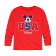 thumbnail image 1 of Disney - Americana - Mickey USA - Toddler And Youth Long Sleeve Graphic T-Shirt, 1 of 5