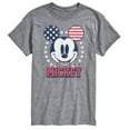 thumbnail image 1 of Disney - Americana - Mickey Usa Ears - Adult Short Sleeve Graphic T-Shirt, 1 of 5