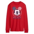 thumbnail image 1 of Disney - Americana - Mickey Usa Ears - Men's Long Sleeve T-Shirt, 1 of 4