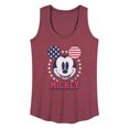 thumbnail image 1 of Disney - Americana - Mickey Usa Ears - Women's Racerback Tank Top, 1 of 5