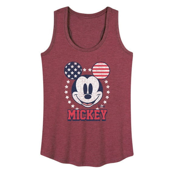 Disney - Americana - Mickey Usa Ears - Women's Racerback Tank Top