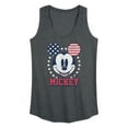 thumbnail image 1 of Disney - Americana - Mickey Usa Ears - Women's Racerback Tank Top, 1 of 5