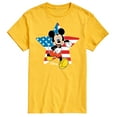 thumbnail image 1 of Disney - Americana - Mickey Usa Flag Star - Adult Short Sleeve Graphic T-Shirt, 1 of 4