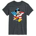 thumbnail image 1 of Disney - Americana - Mickey Usa Flag Star - Adult Short Sleeve Graphic T-Shirt, 1 of 4