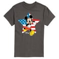 thumbnail image 1 of Disney - Americana - Mickey Usa Flag Star - Adult Short Sleeve Graphic T-Shirt, 1 of 4