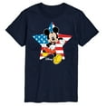 thumbnail image 1 of Disney - Americana - Mickey Usa Flag Star - Adult Short Sleeve Graphic T-Shirt, 1 of 4
