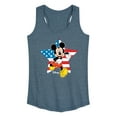 thumbnail image 1 of Disney - Americana - Mickey Usa Flag Star - Women's Racerback Tank Top, 1 of 4
